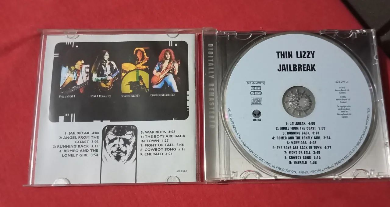 Cd Thin Lizzy Jailbreak import.como novo  - Foto 3