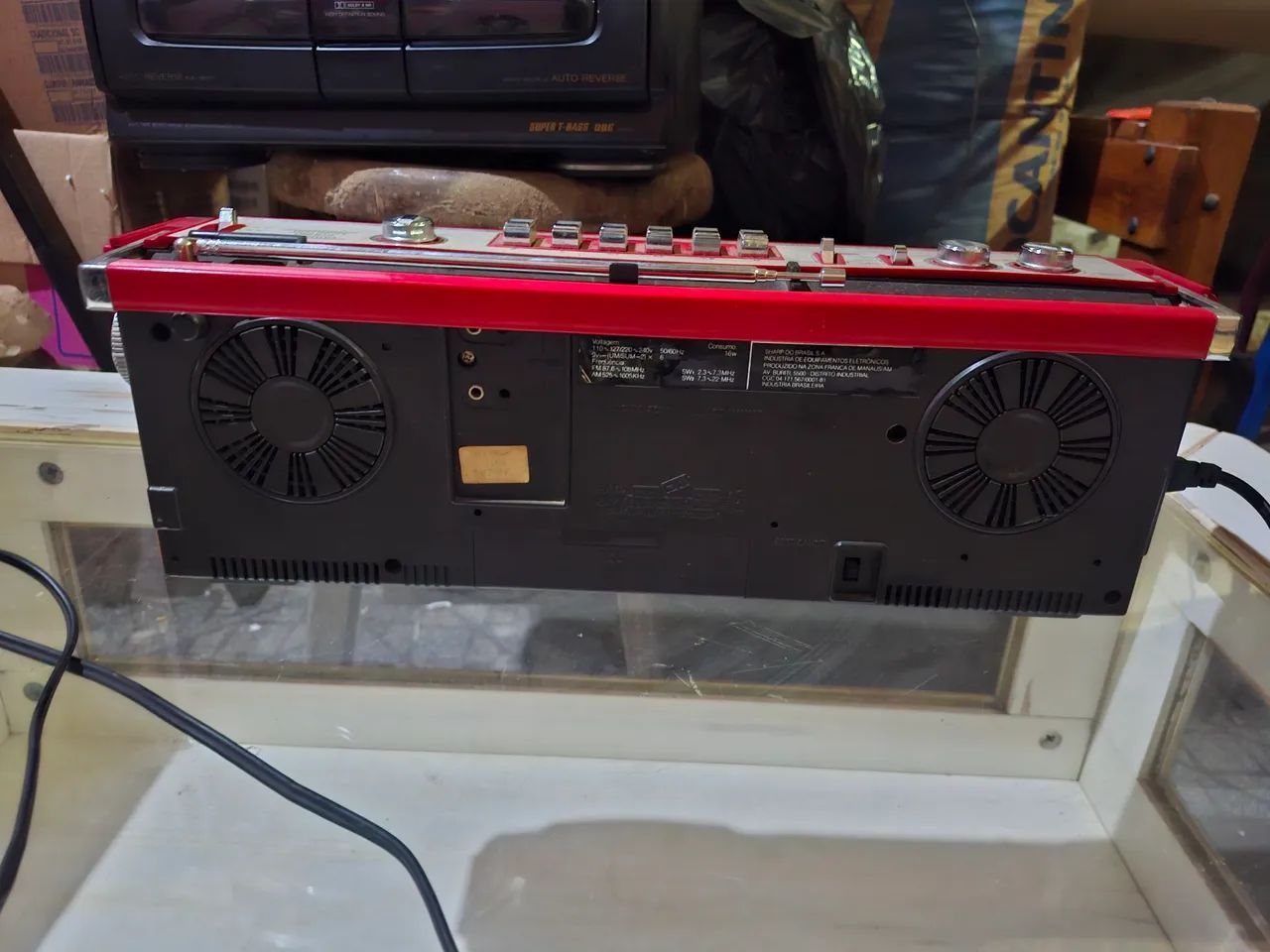 Rádio Gravador Sharp.  - Foto 4