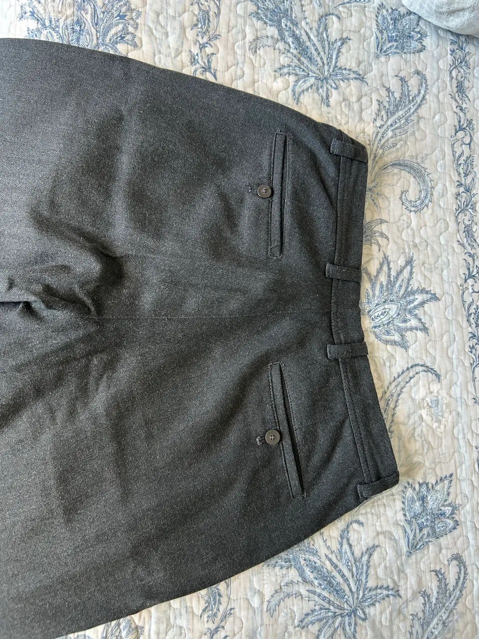 Calça Zara Alfaiataria Cinza 40  - Foto 3