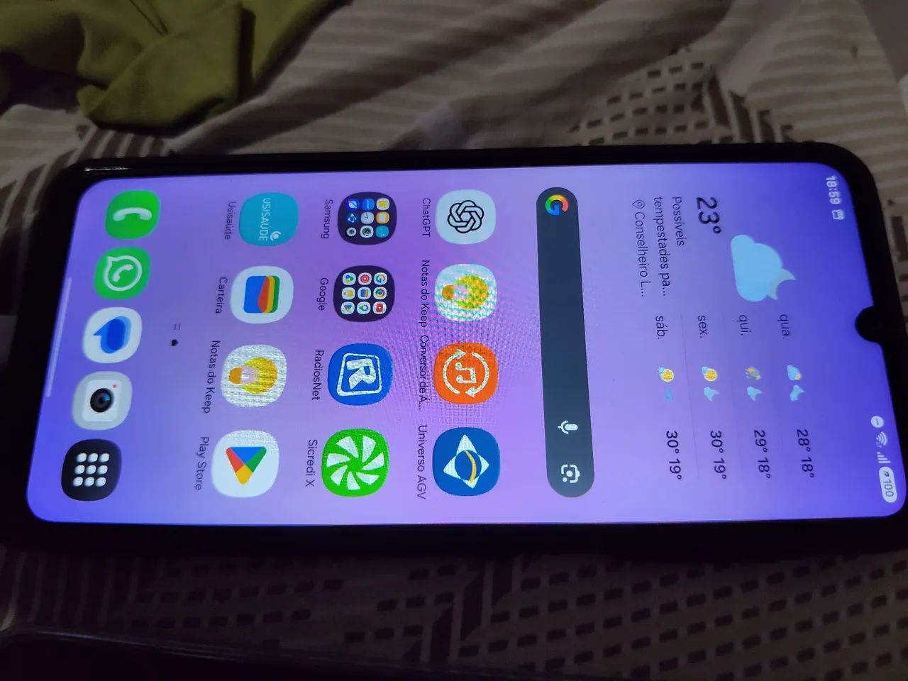 Samsung Galaxy 07 Usado uma Vez