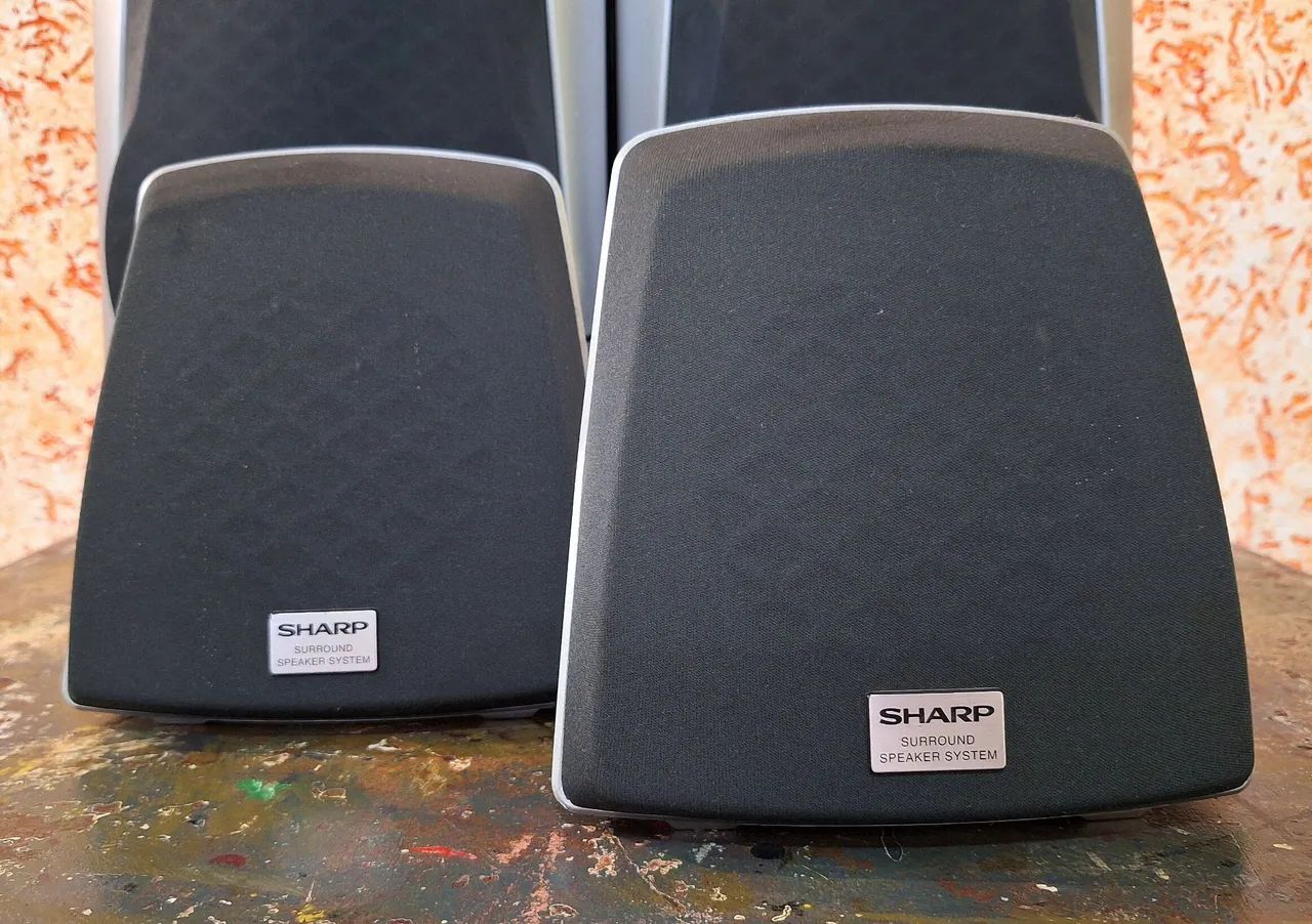Caixas de Som SHARP ( par ) , pertence ao Mini System C622 - Foto 3