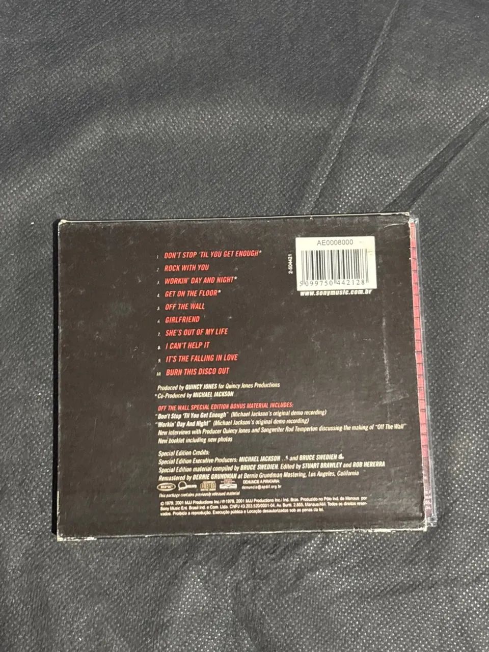CD "Off The Wall (Special Edition)" - Foto 2
