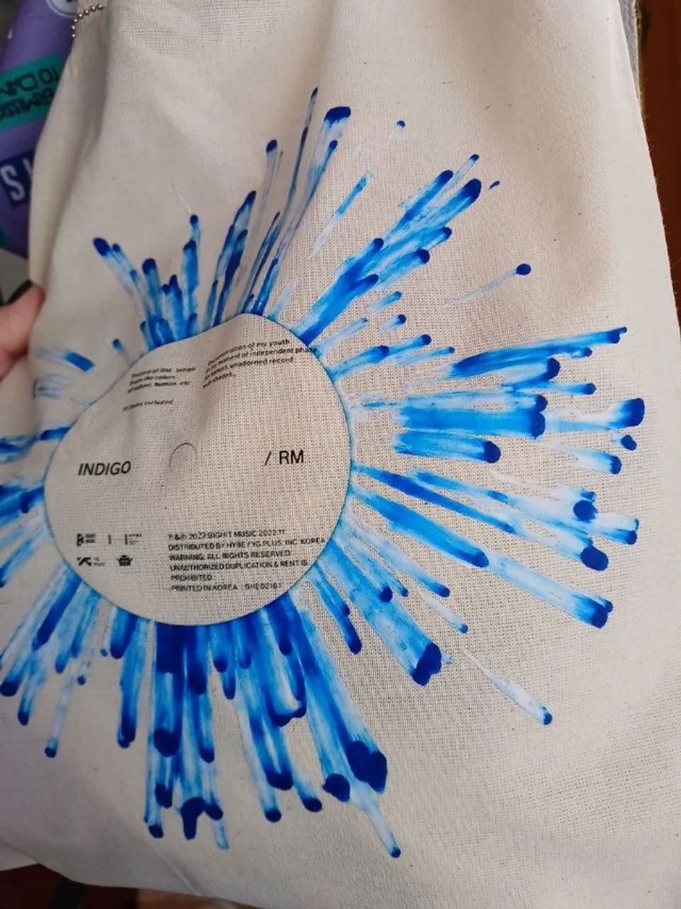 Ecobag Indigo Namjoon BTS- nova - Foto 3
