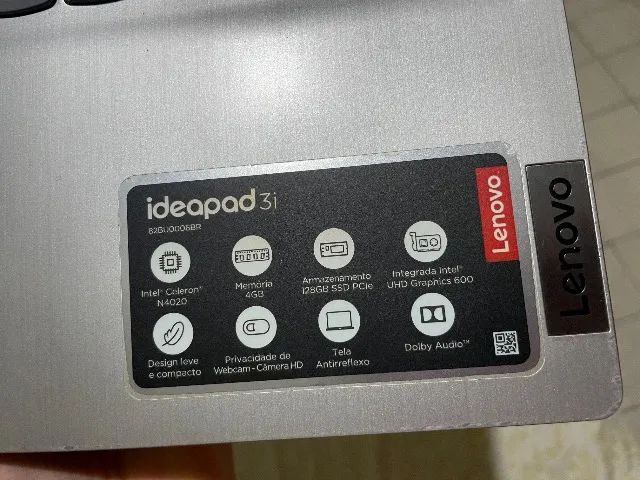 Notebook Lenovo Ideapad 3i - Foto 3