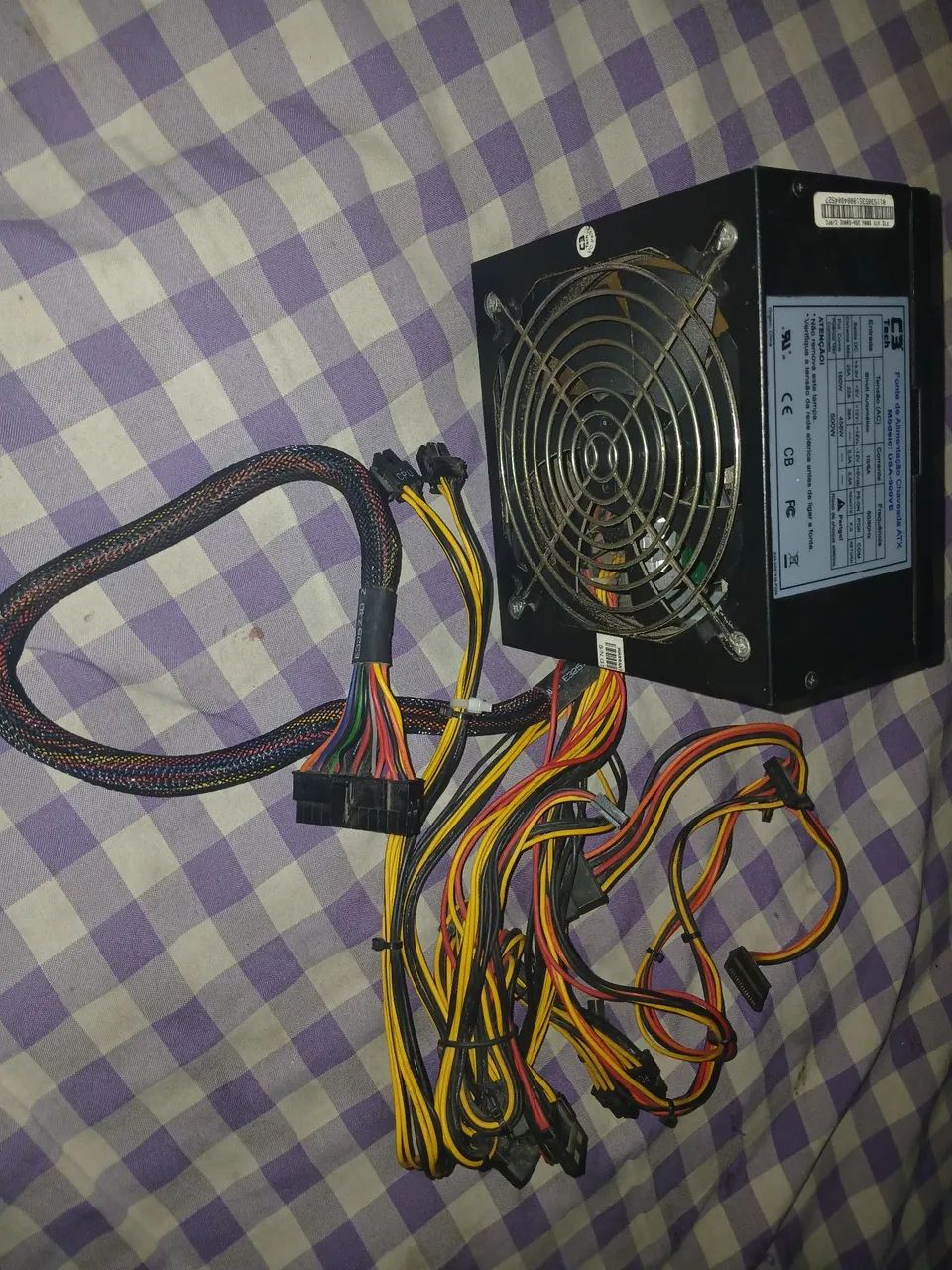 Fonte Real C3Tech 500W Bivolt Automático - Modelo DSA-500VE<br> - Foto 5