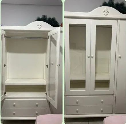 Cômoda e guarda roupa infantil 
