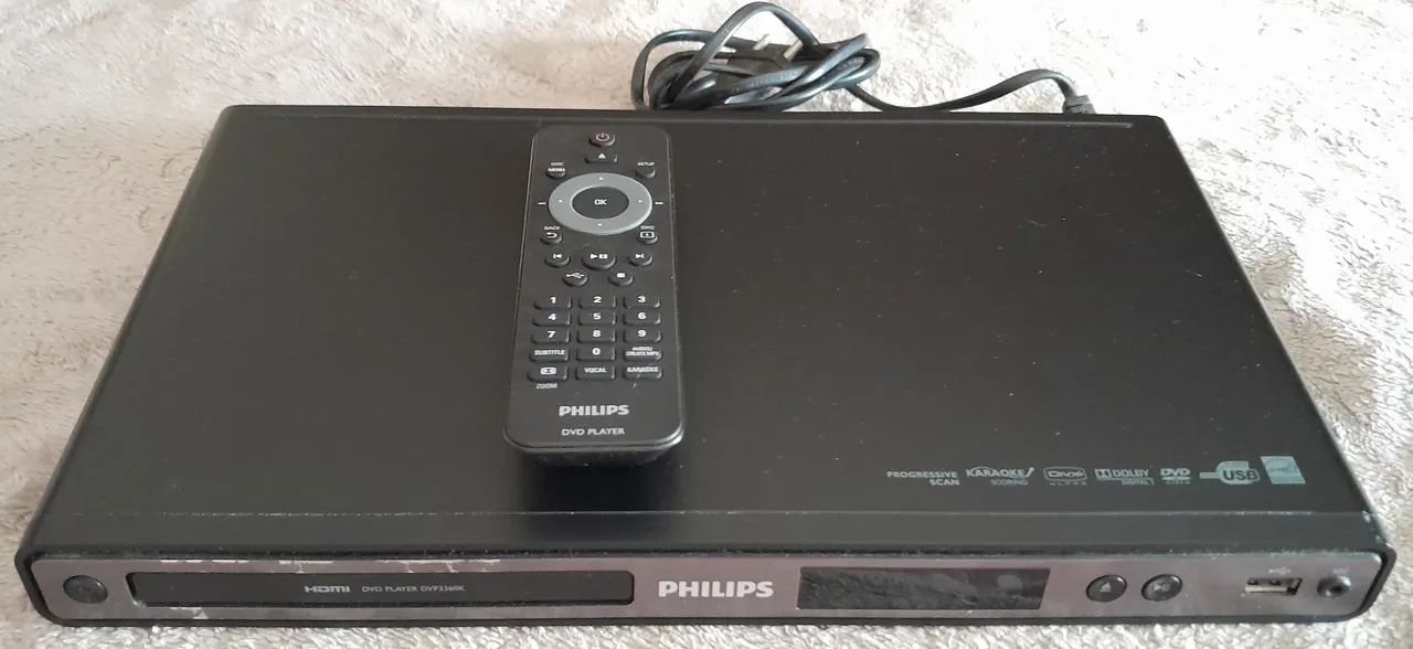Dvd Player Philips dvp3360kx/78 Bivolt com entrada HDMI - Foto 3