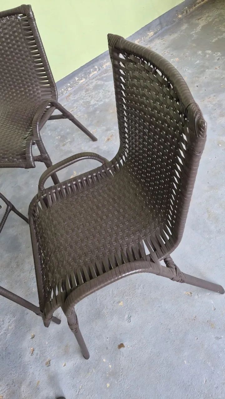 Conjunto para Área Externa com 4 Cadeiras + Mesa - Foto 2