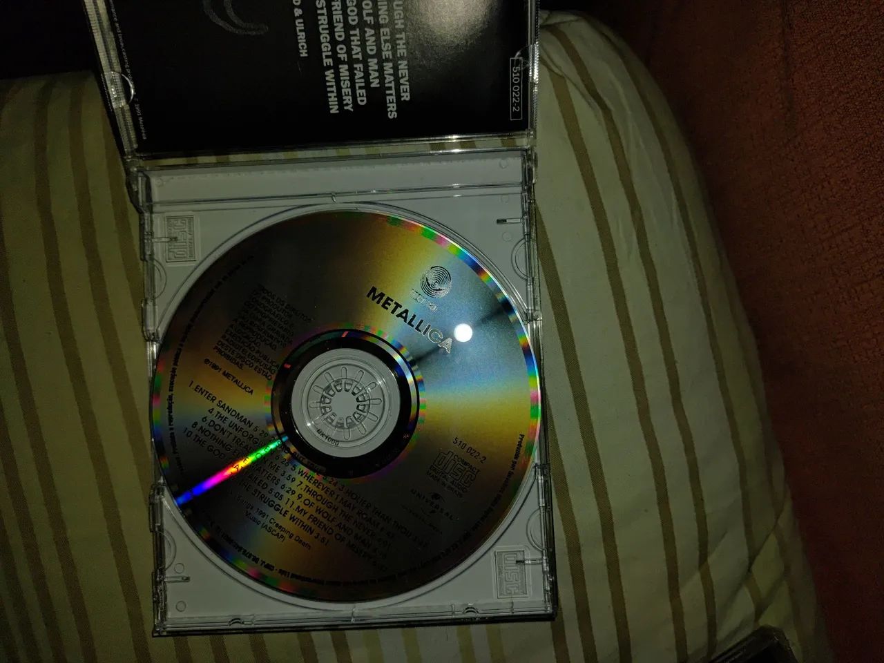 Cd metallica - black album - vertigo original version (novo) - Foto 2