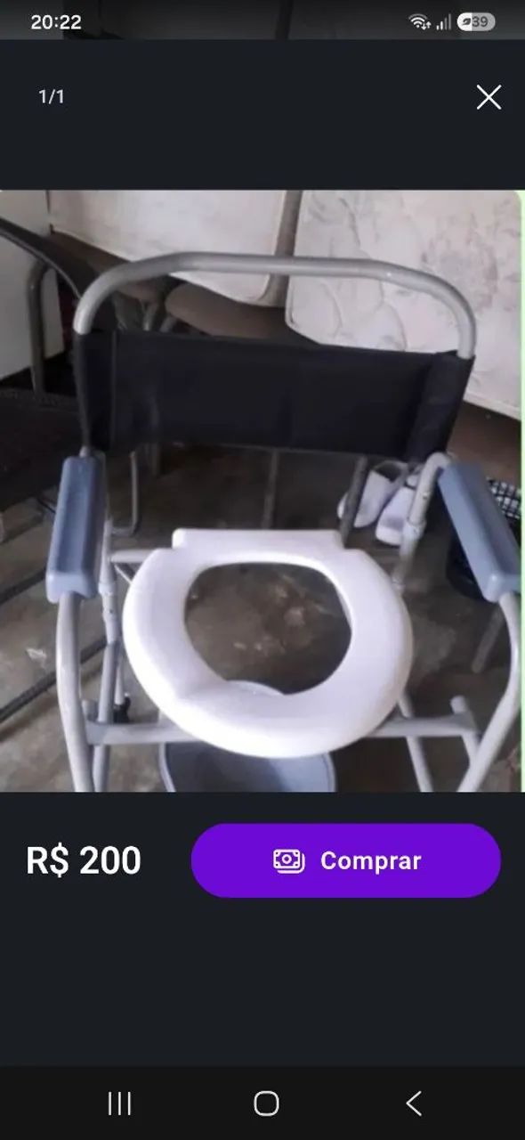 Cadeira de banho 