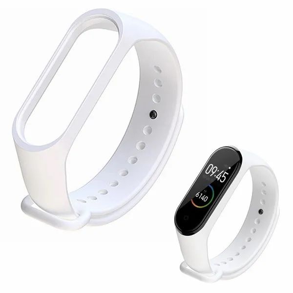 Pulseira Branca Xiaomi Mi Band 3 e 4 