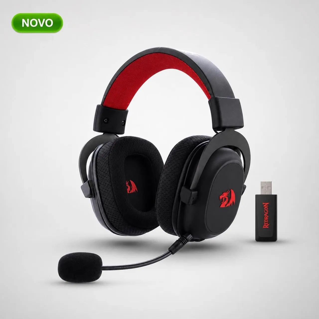 Headset Gamer Redragon Zeus Pro Wireless 7.1 Bluetooth USB