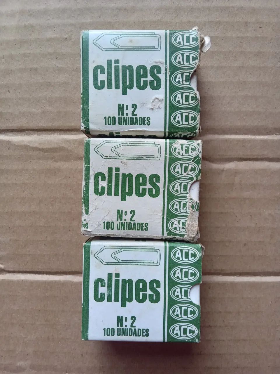 Lote mini caixa de clipes antigas vazias  - Foto 2