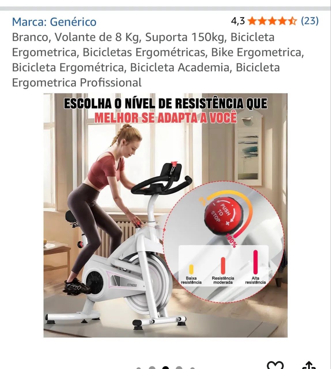 Bicicleta ergométrica  - Foto 2