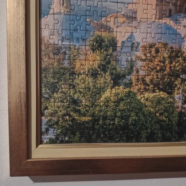 Quadros Quebra Cabeça com molduras e vidro antireflexo - Foto 4