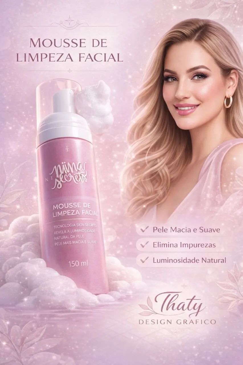 Mousse de Limpeza Facial Niina Secrets 150ml