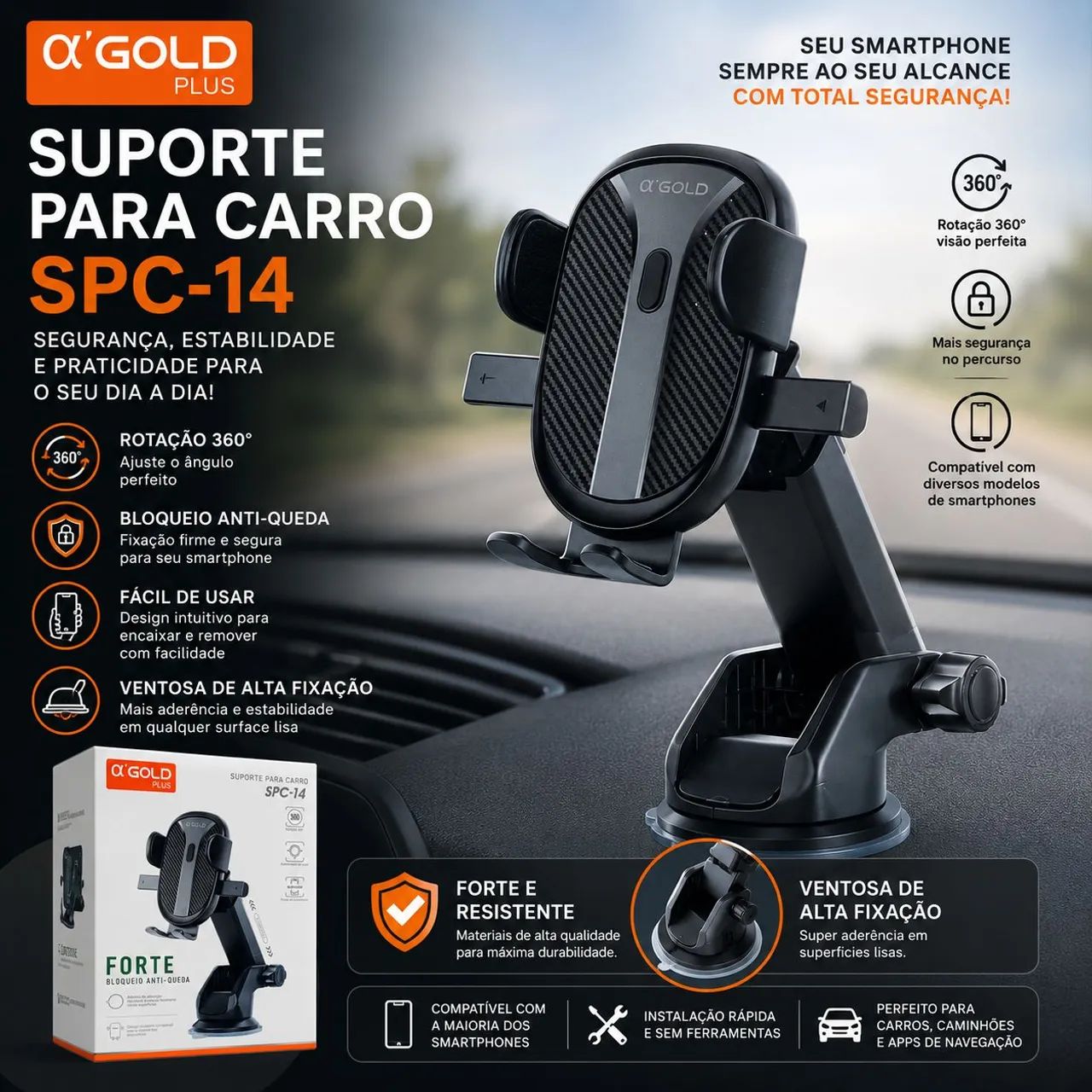 Suporte universal para celular
