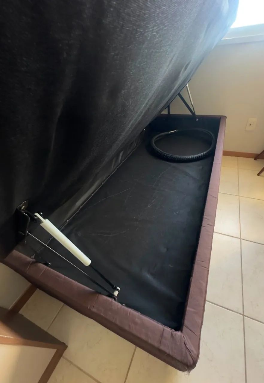 Cama de solteiro baú com cama auxiliar - Foto 4