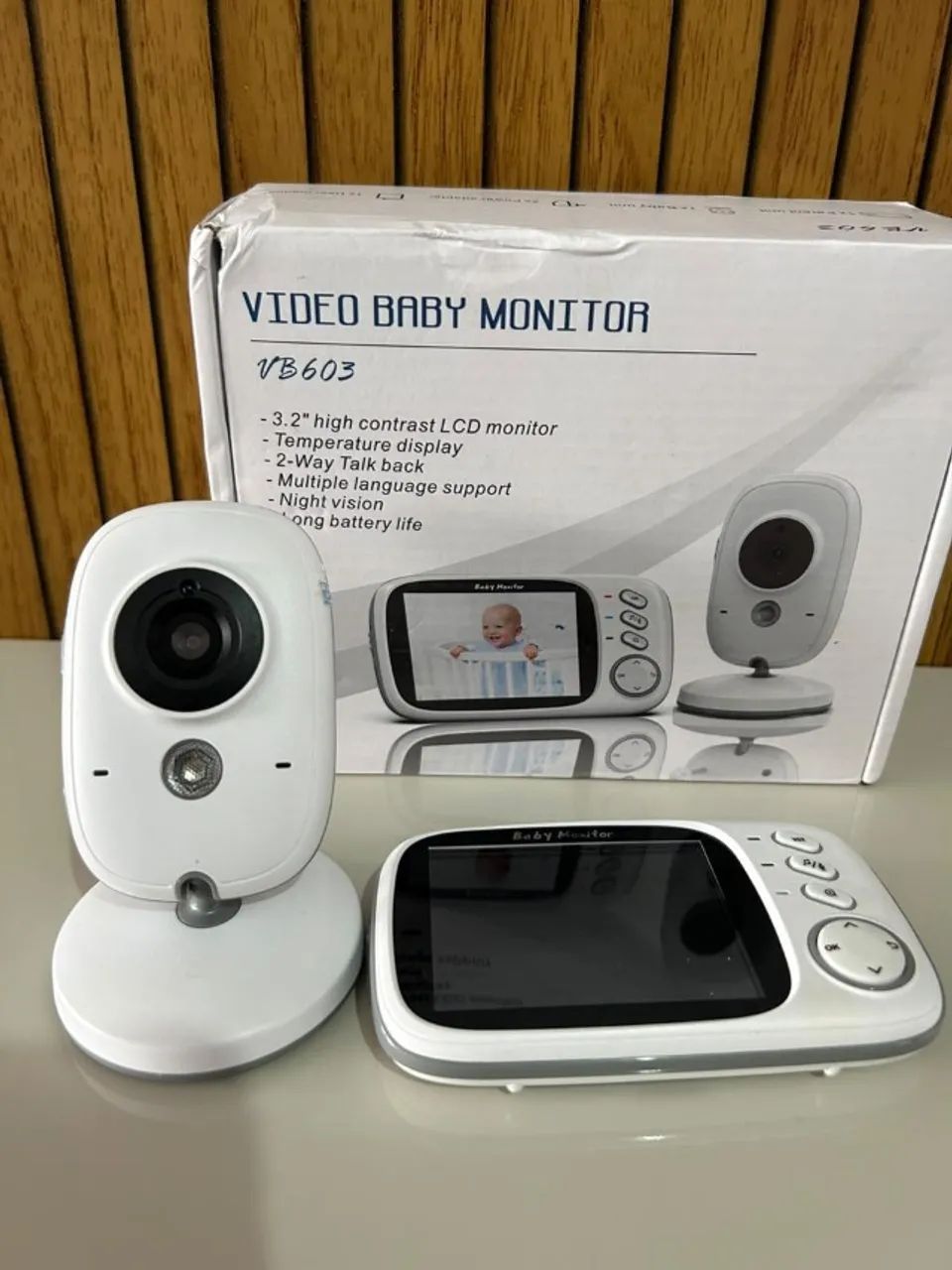 Babá Eletrônica com Vídeo VB603 - Excelente Estado - Com Caixa e suporte  - Foto 5