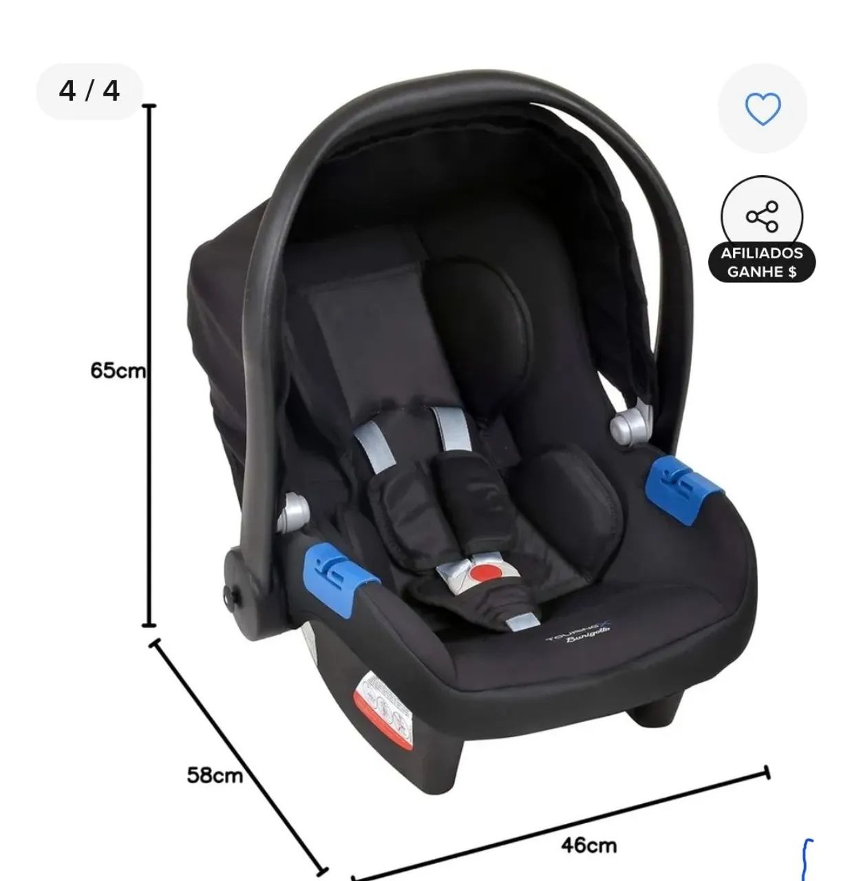 Bebê conforto burigotto touring