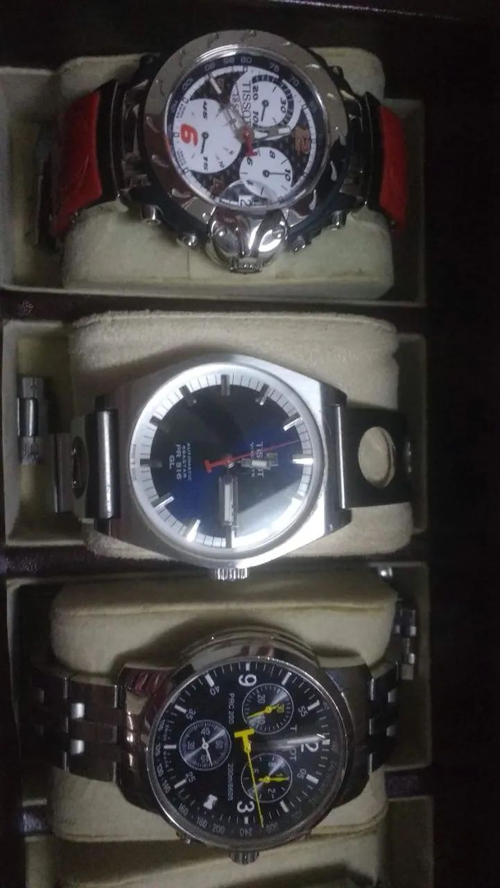 Relógio Tissot PRS516 vintage pulseira Bullet 