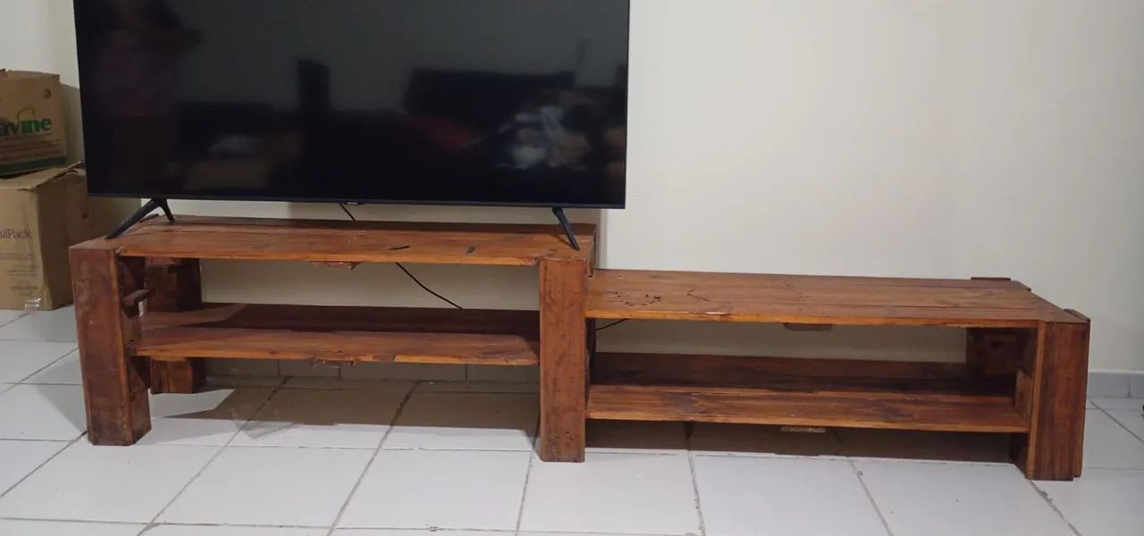 Rack para sala artesanal 