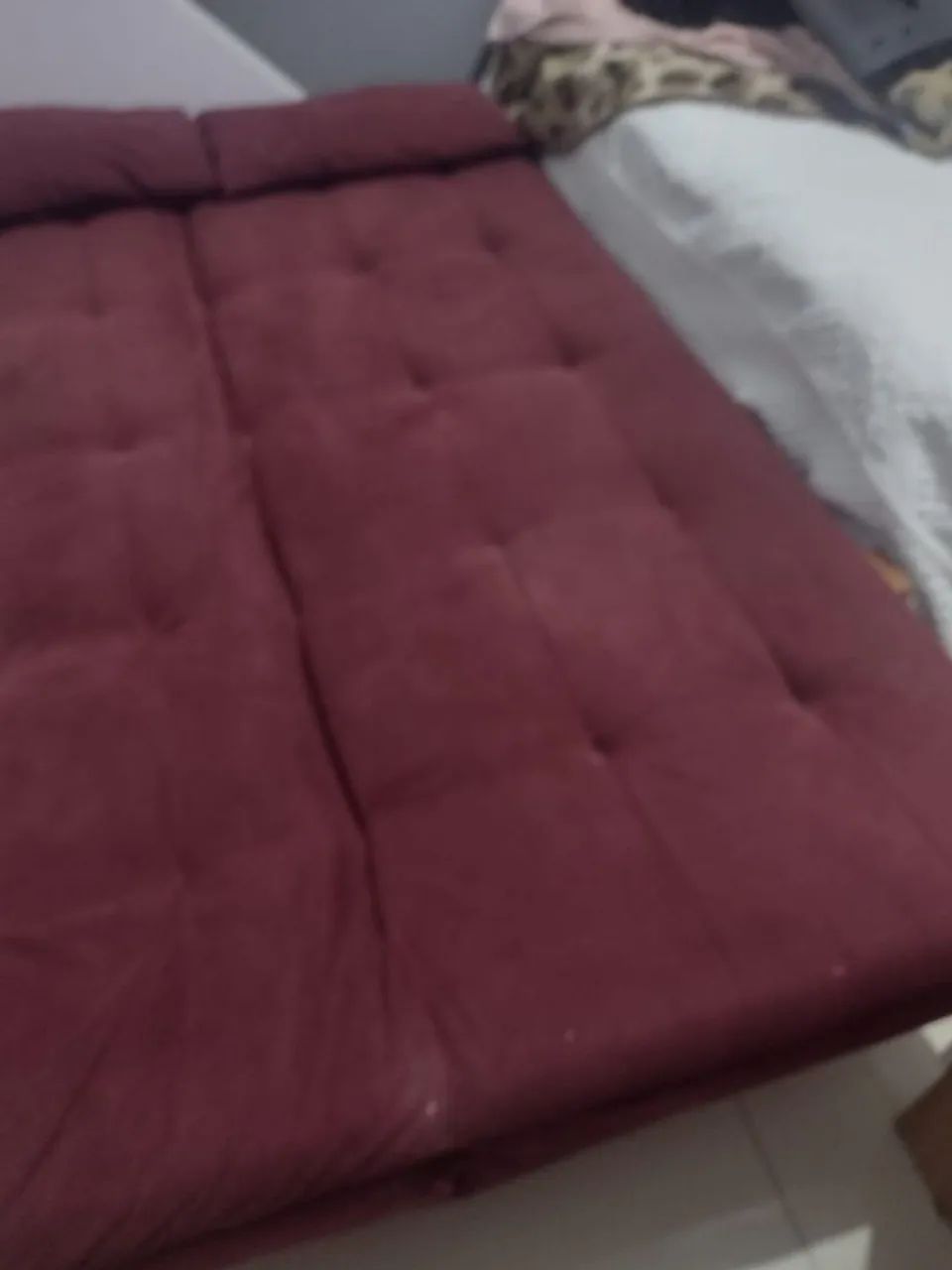 Sofá cama vermelho - Foto 3