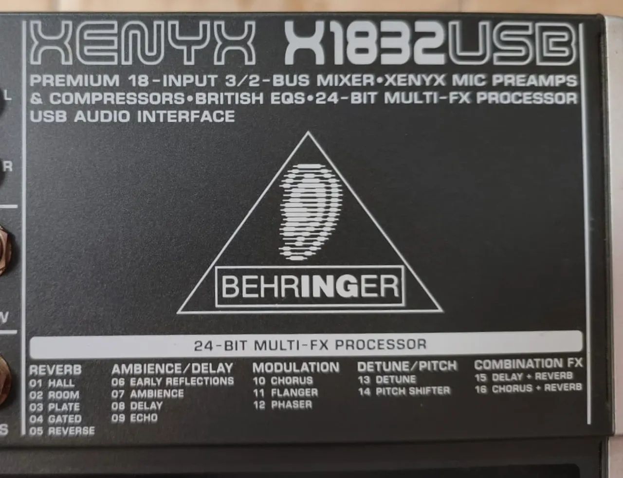 Mesa Behringer Xenyx 1832 USB - U - Equipamentos e Acessórios de