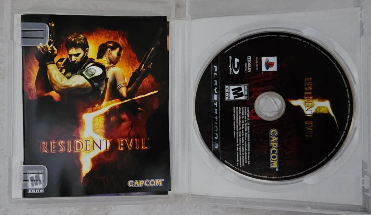 Game Resident Evil 5 (PS3). Completo 