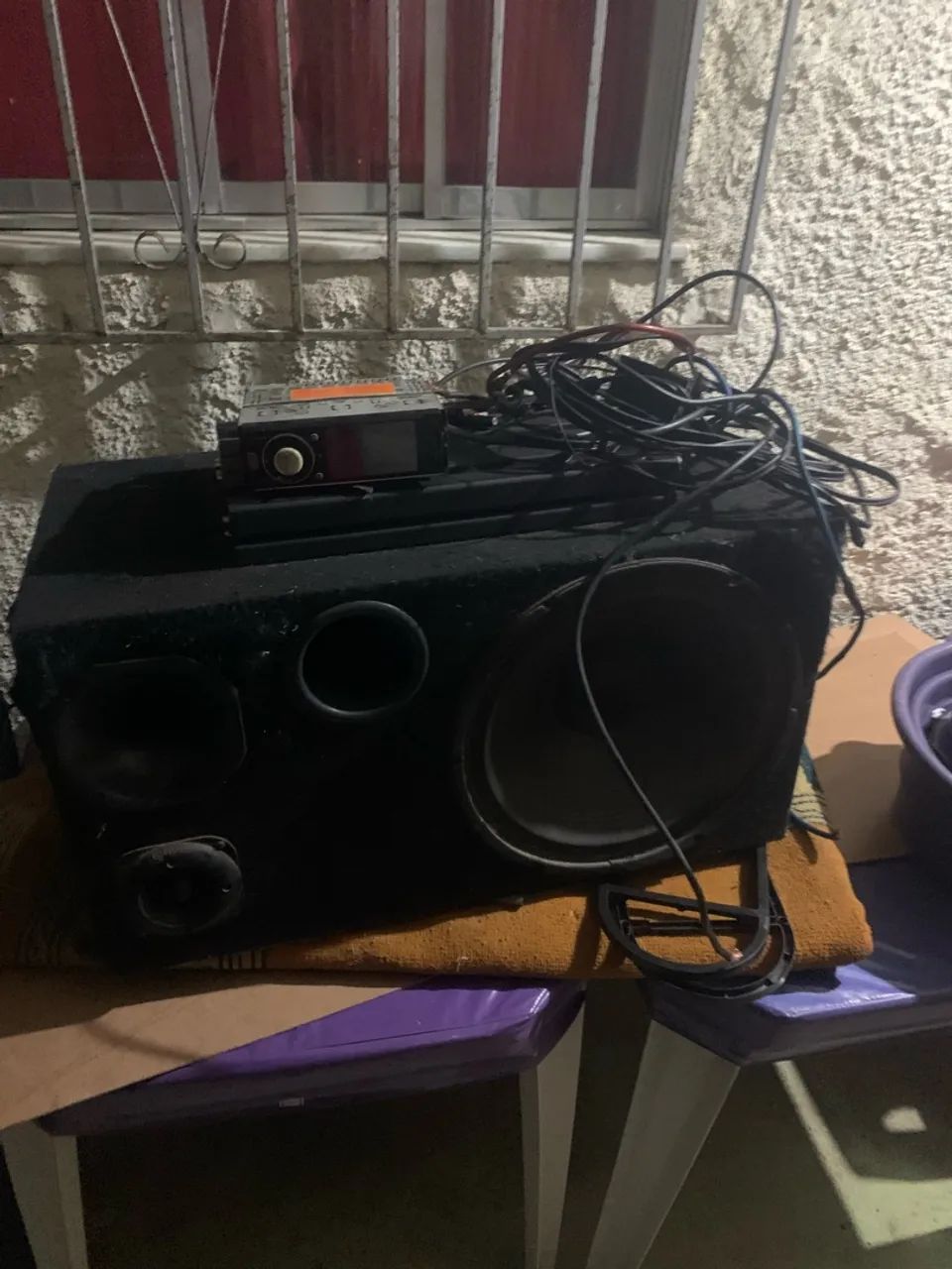 Caixa de som completa 