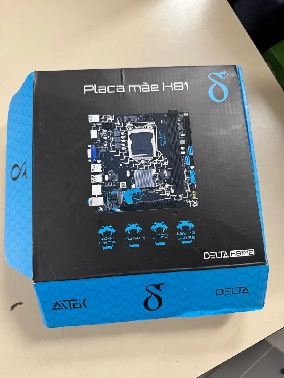 Processador + Placa Mãe H81 LGA 1150 - DDR3 (4ª Geração Intel) - Foto 2