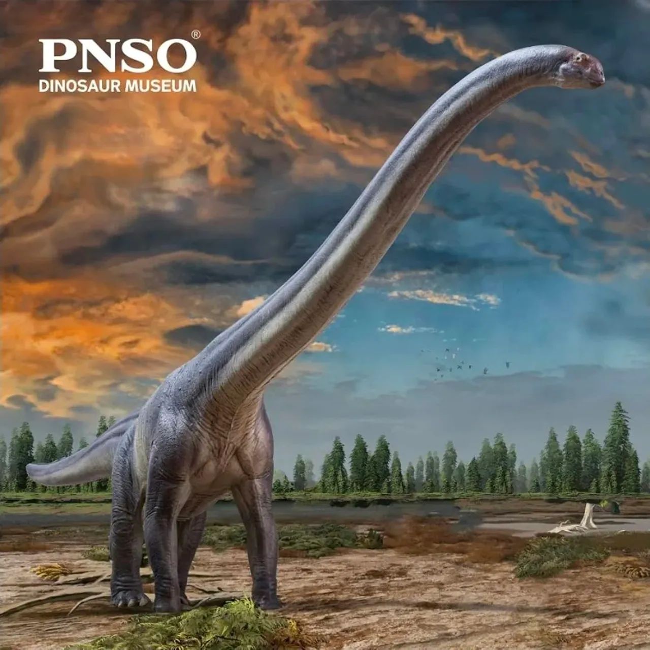 Jurassic World Mamenchisaurus PNSO 1/45 novo