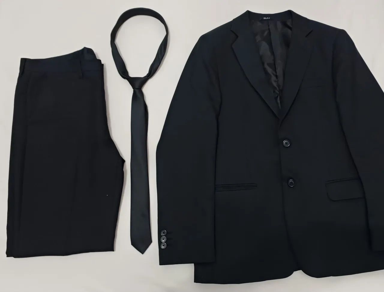 KIT TERNO SLIM + CAMISA + SAPATO + CINTO + GRAVATA - Foto 3