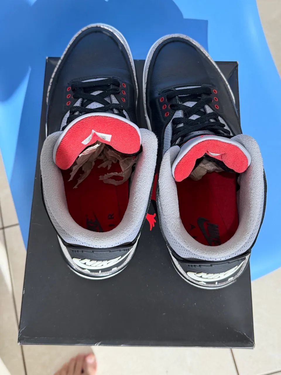 Air Jordan 3 Black Cement  - Foto 5