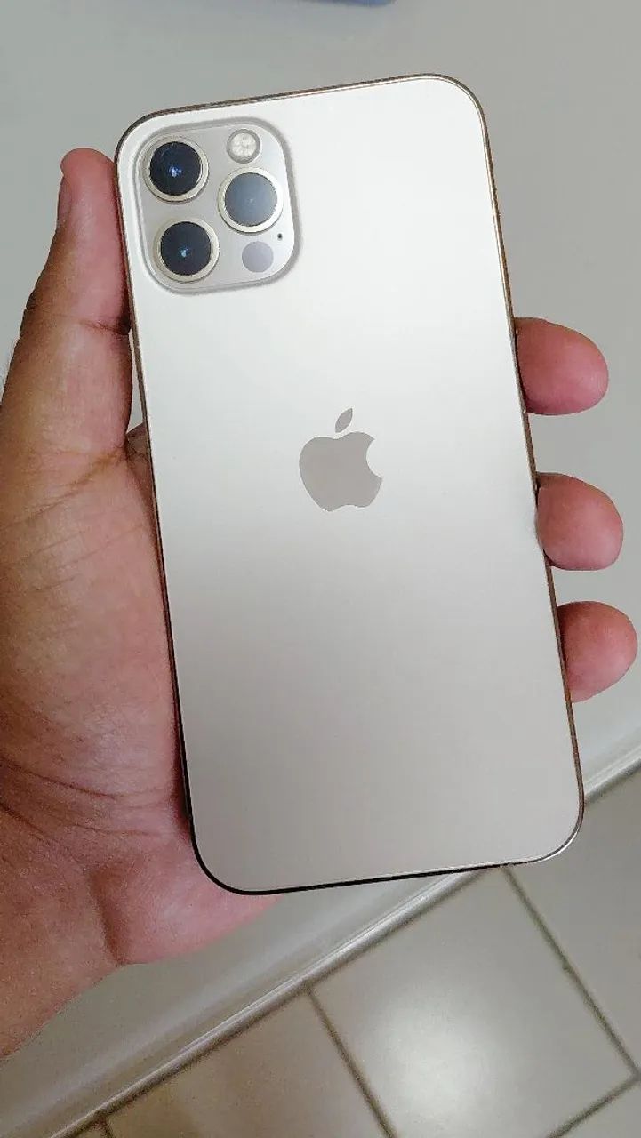 IPHONE 12 PRO 128GB DOURADO(77%BATERIA) - Celulares e Smartphones