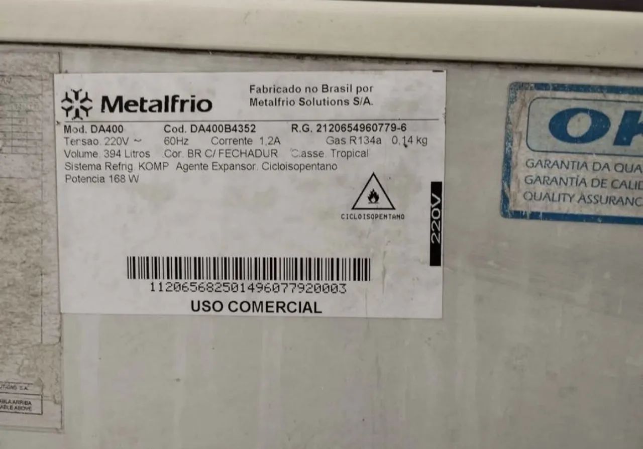 Freezer Horizontal - Geladeiras e Freezers - Vila Itatiaia