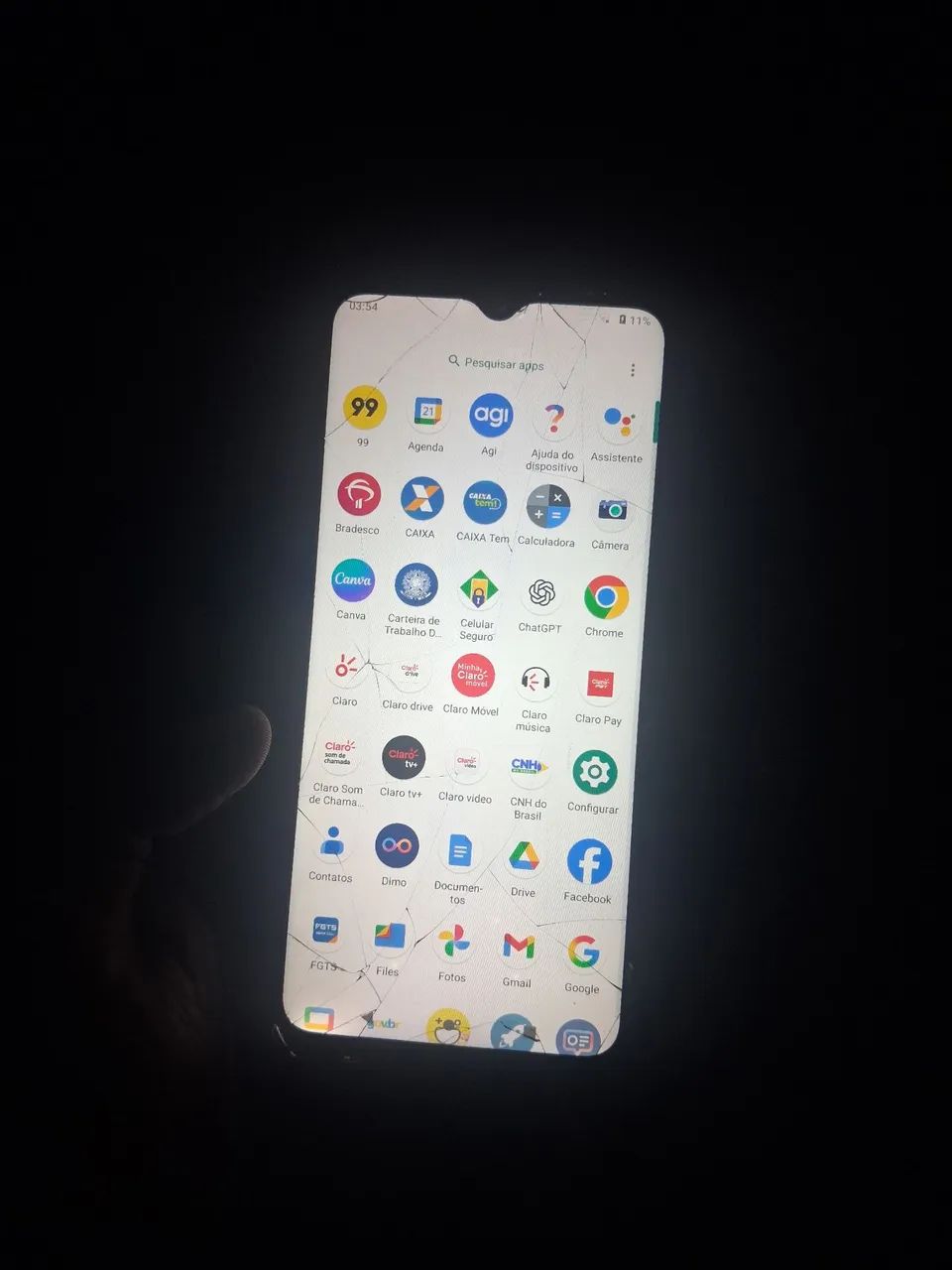 Moto g20 tela quebrada mais funcionando normal  - Foto 2
