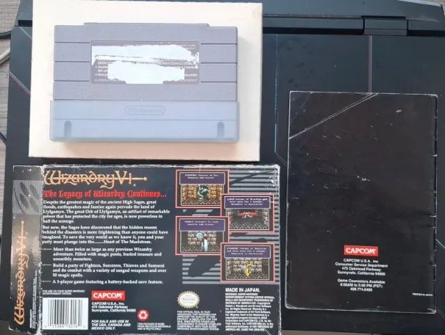 Wizardry V - SNES - Super Nintendo - Original - Foto 2