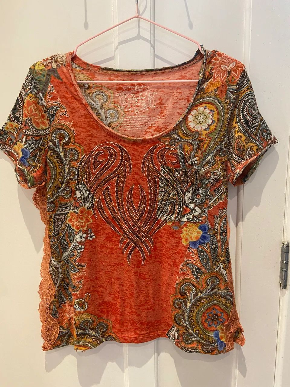 Blusa colorida P/M 