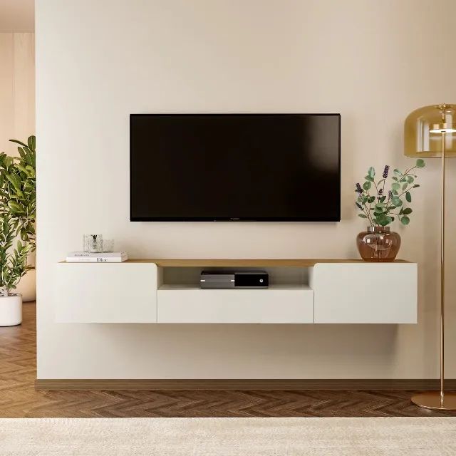 Rack Suspenso para TV até 75 Polegadas - Novo