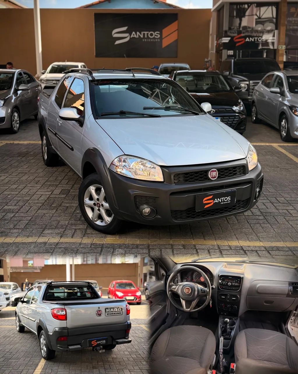 Fiat Strada Working Hard 1.4 Fire Flex 8V CD 2018 - Foto 2