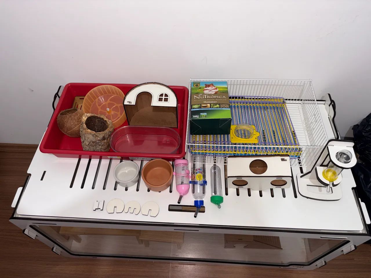 Kit hamster - Terrário + Gaiola - Foto 2