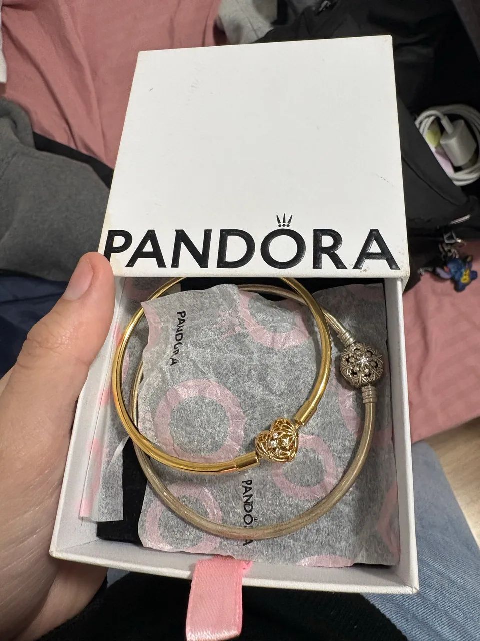 Duas pulseiras da Pandora original 
