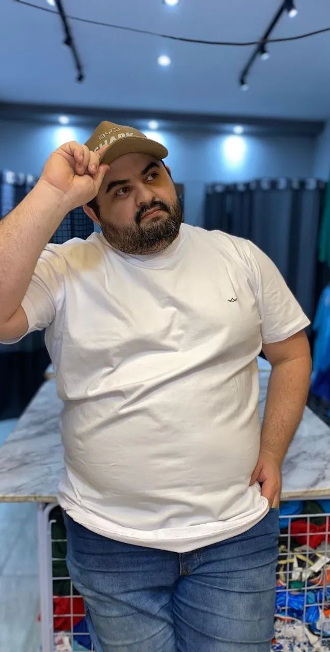 camisas cotton plus sizes do g1 ao g6 - Foto 5