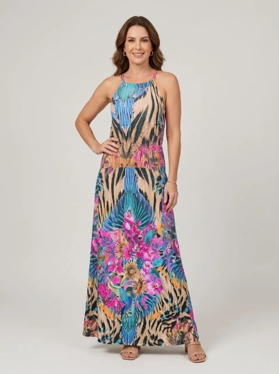 Vestidos FloridosLOTE COM 6 - Foto 4