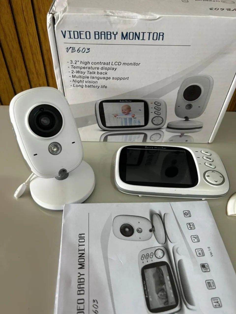 Babá Eletrônica com Vídeo VB603 - Excelente Estado - Com Caixa e suporte  - Foto 3
