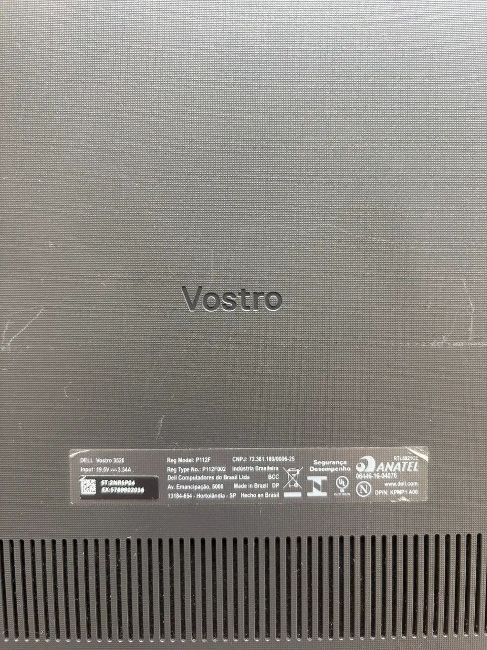 Notebook Dell Vostro 3520 i5 11 geração 8gb RAM e 256gb
