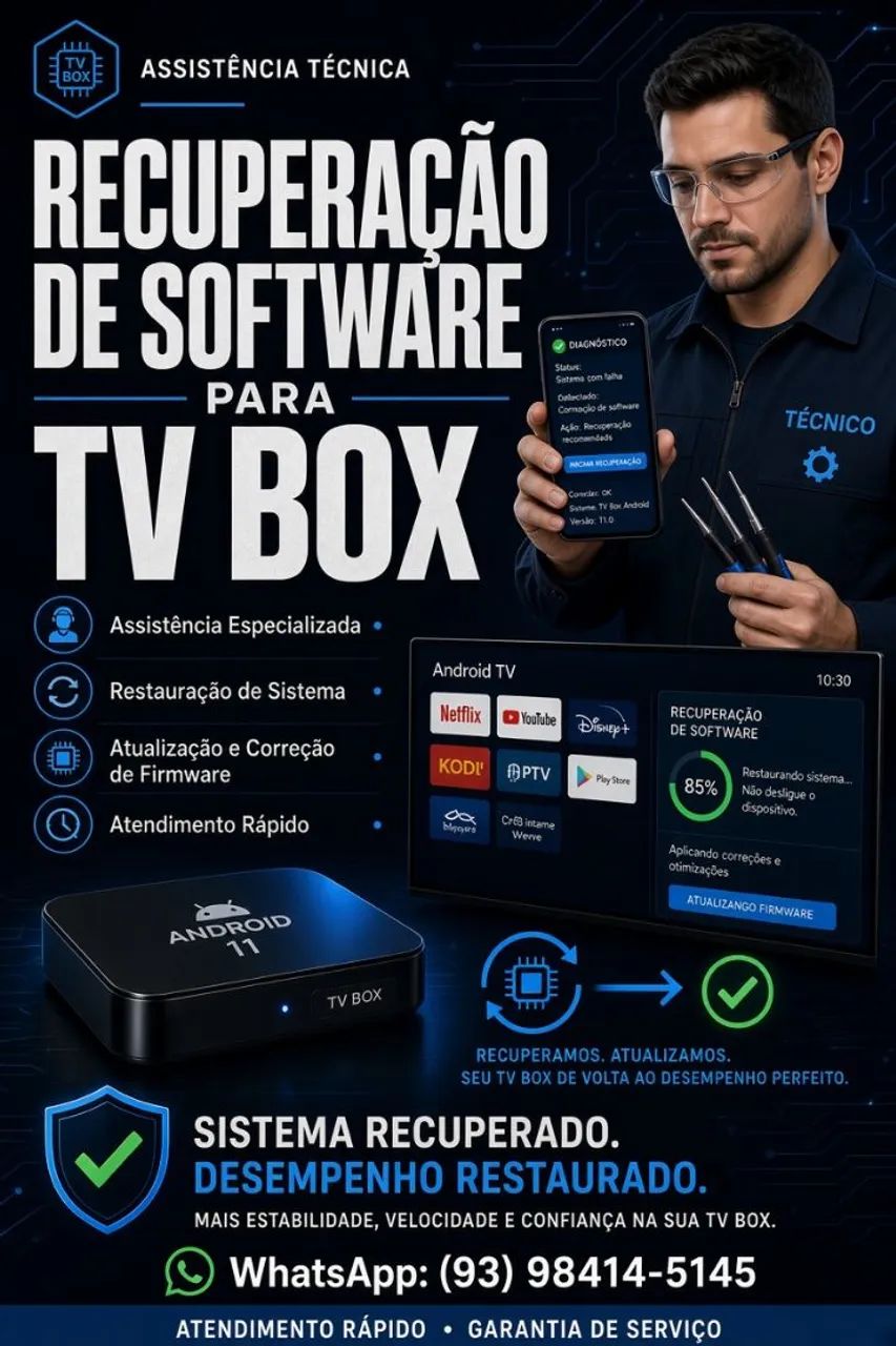 Conserto Tv Box/Game Stick