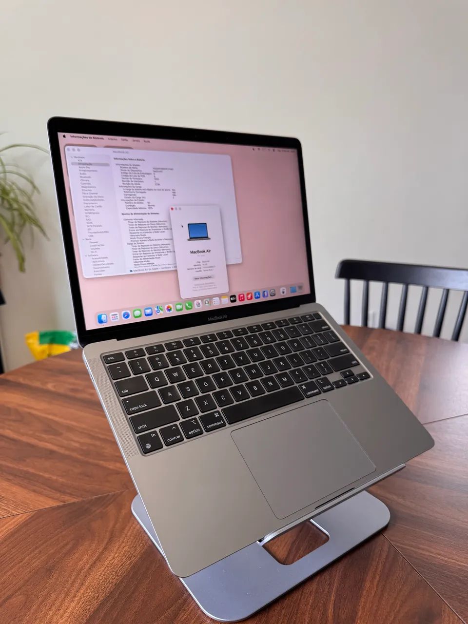 MacBook Air M1 16GB RAM 500GB SSD ? 95% saúde de bateria