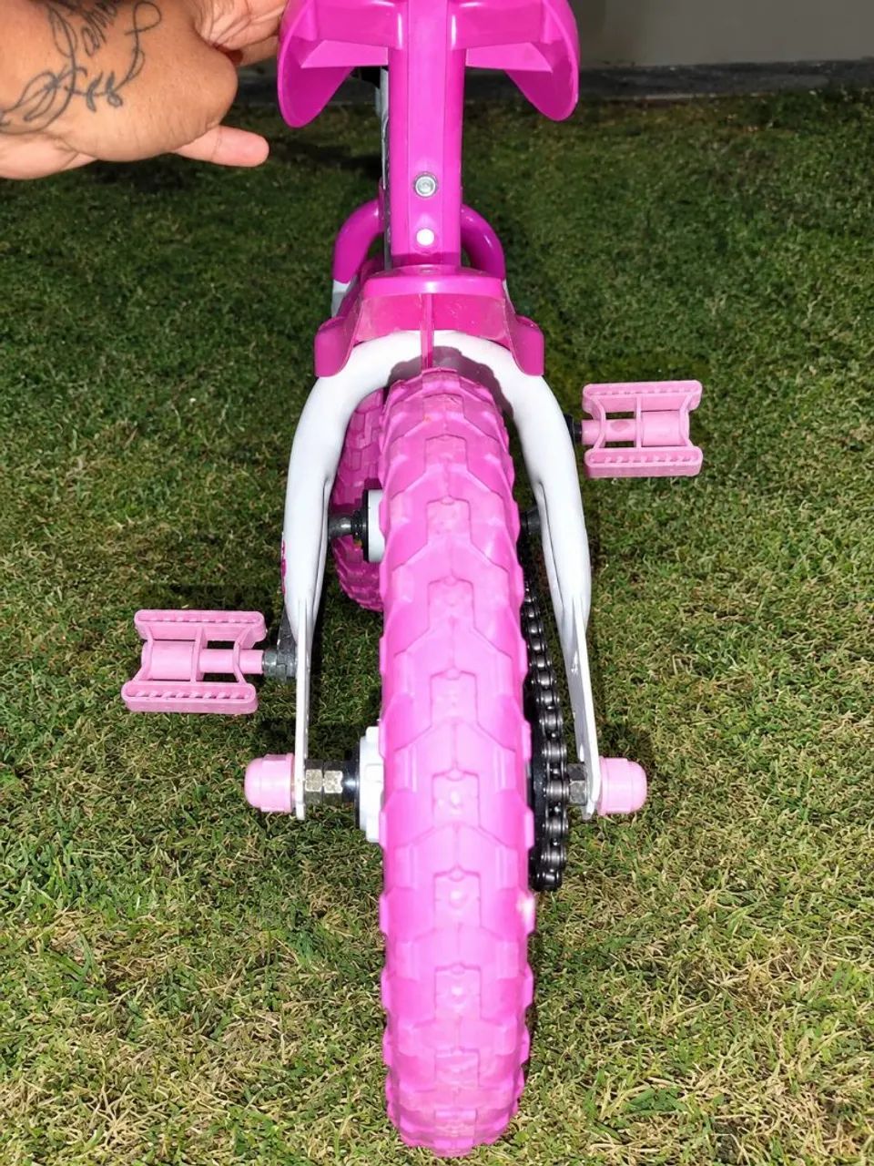 Bicicleta infantil rosa - Foto 4